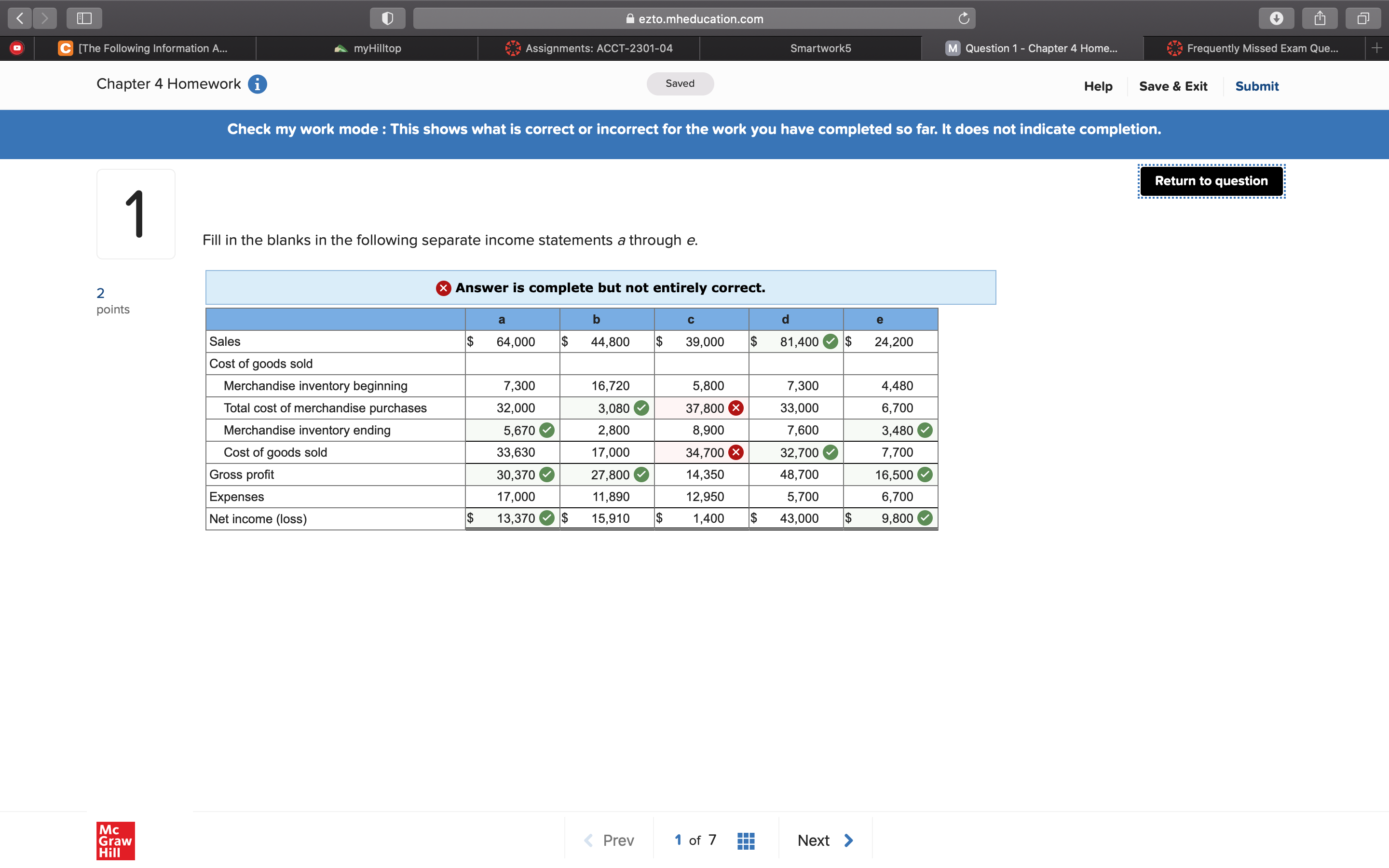 for the first question just do the wrong ones and