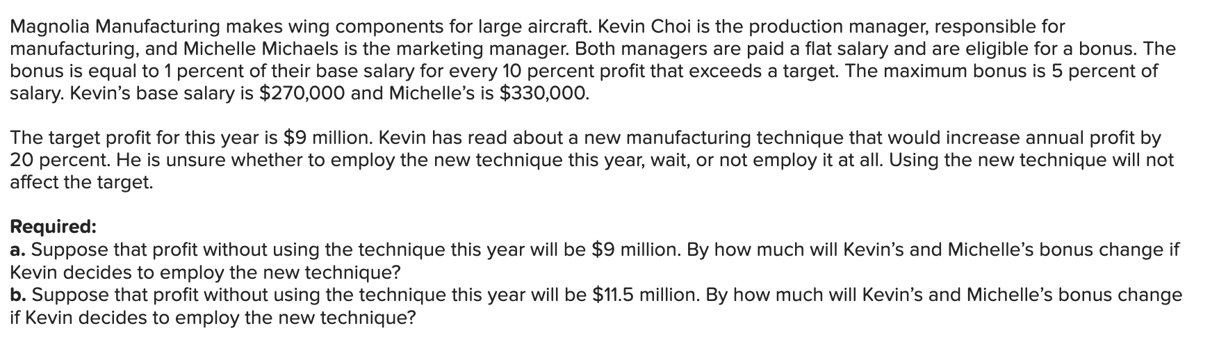 I need assistance with this question. Magnolia