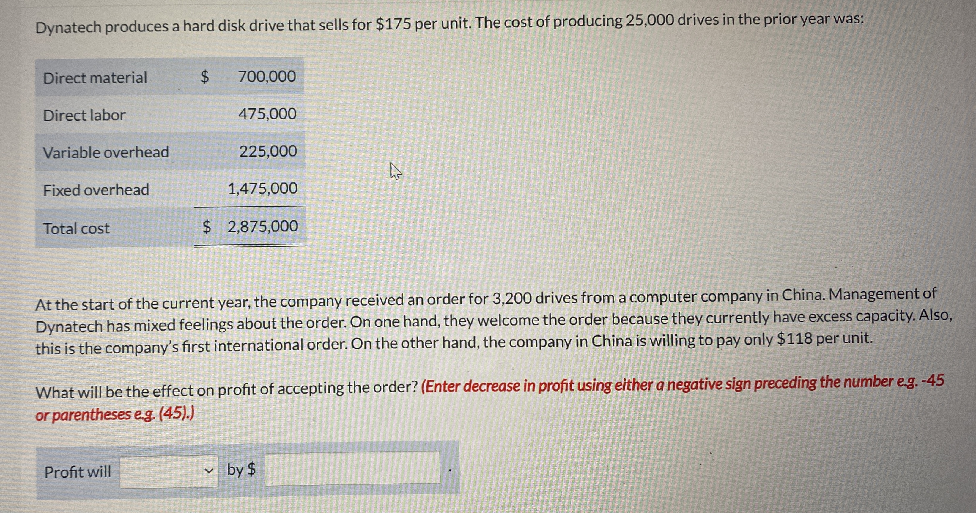 Dynatech produces a hard disk drive that sells