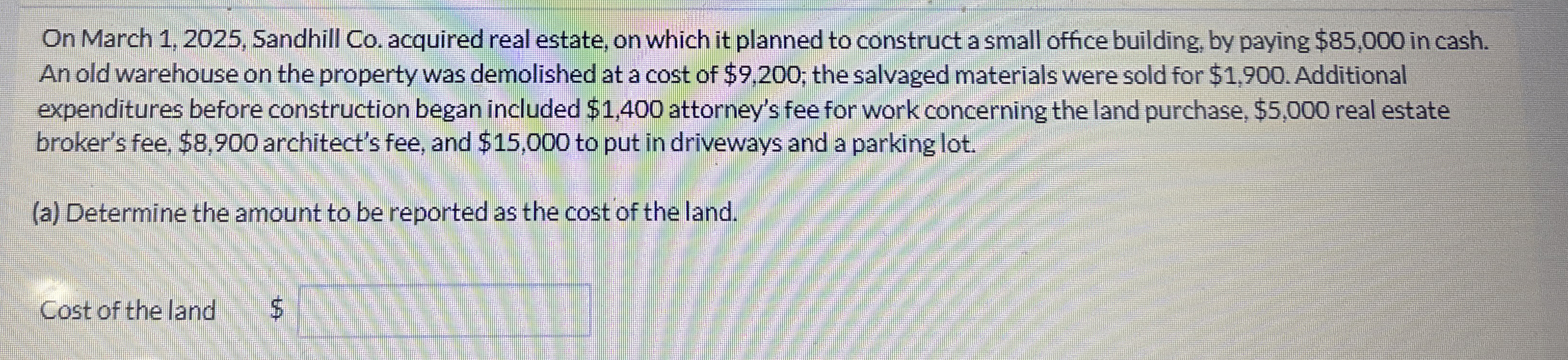 On March 1 , 2 0 2 5 , Sandhill Co . acquired