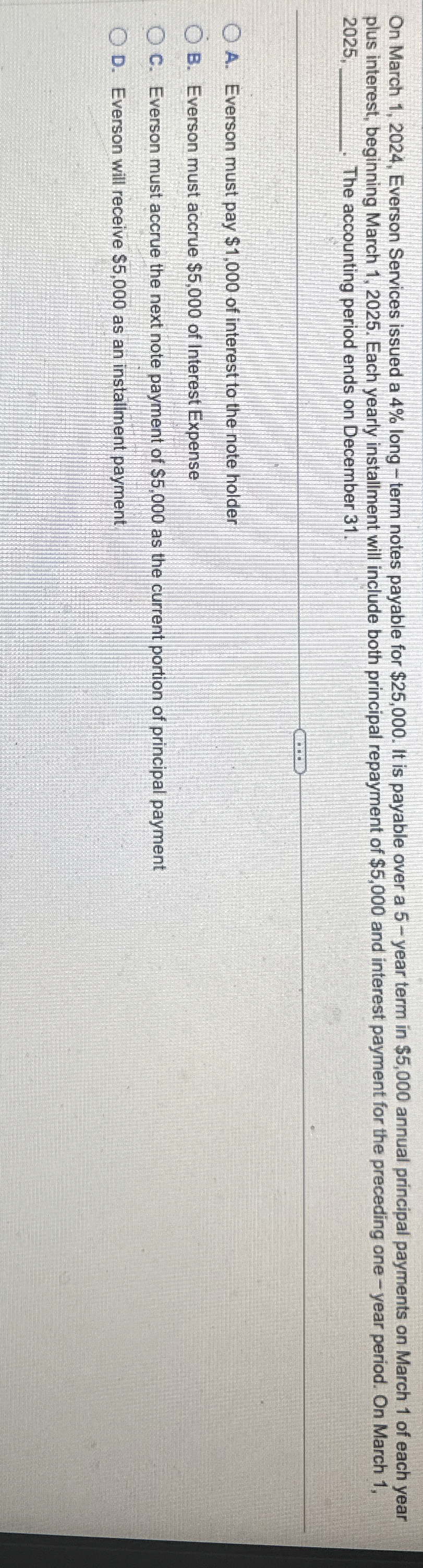 On March 1 , 2 0 2 4 , Everson Services issued a