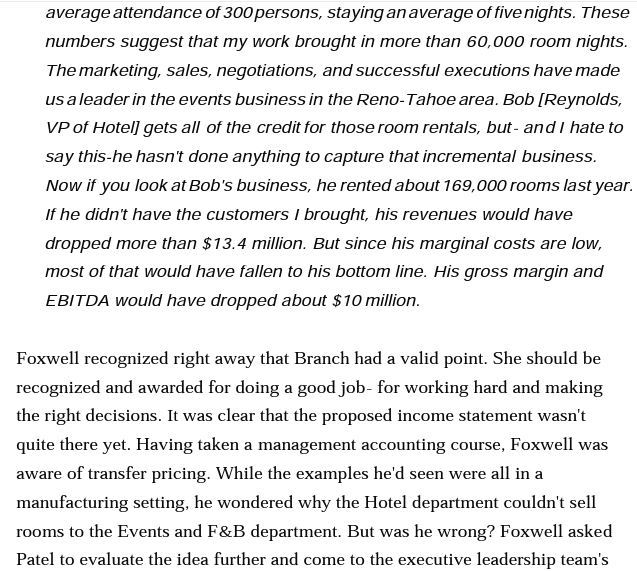 Please read case study. Assignment questions are