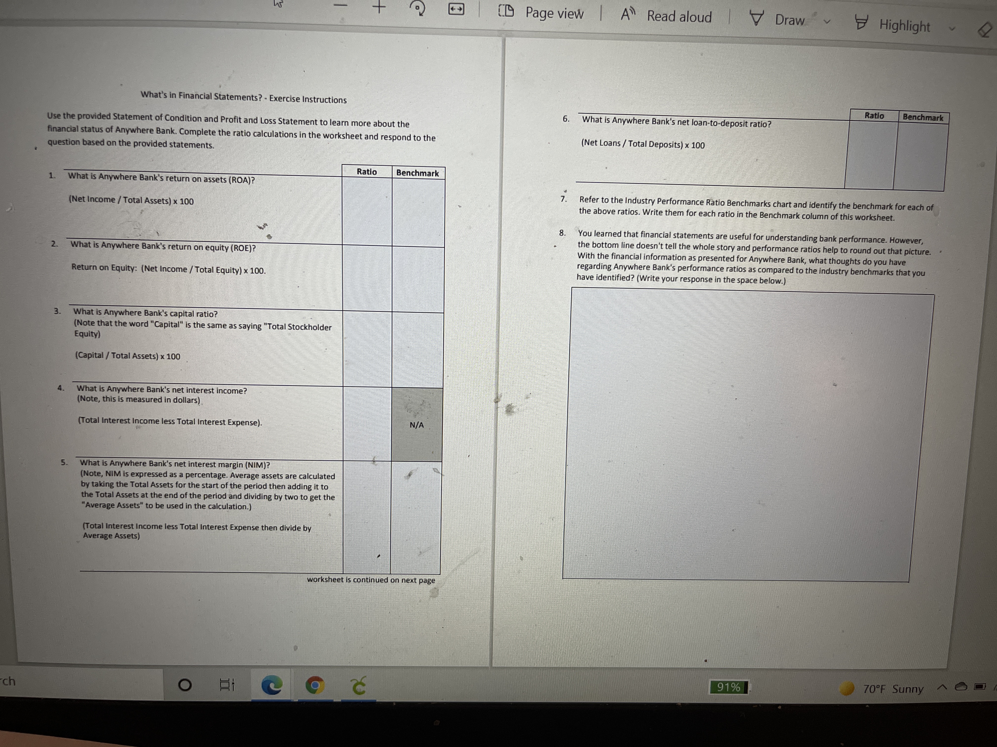 + Page view | A Read aloud V Draw Highlight