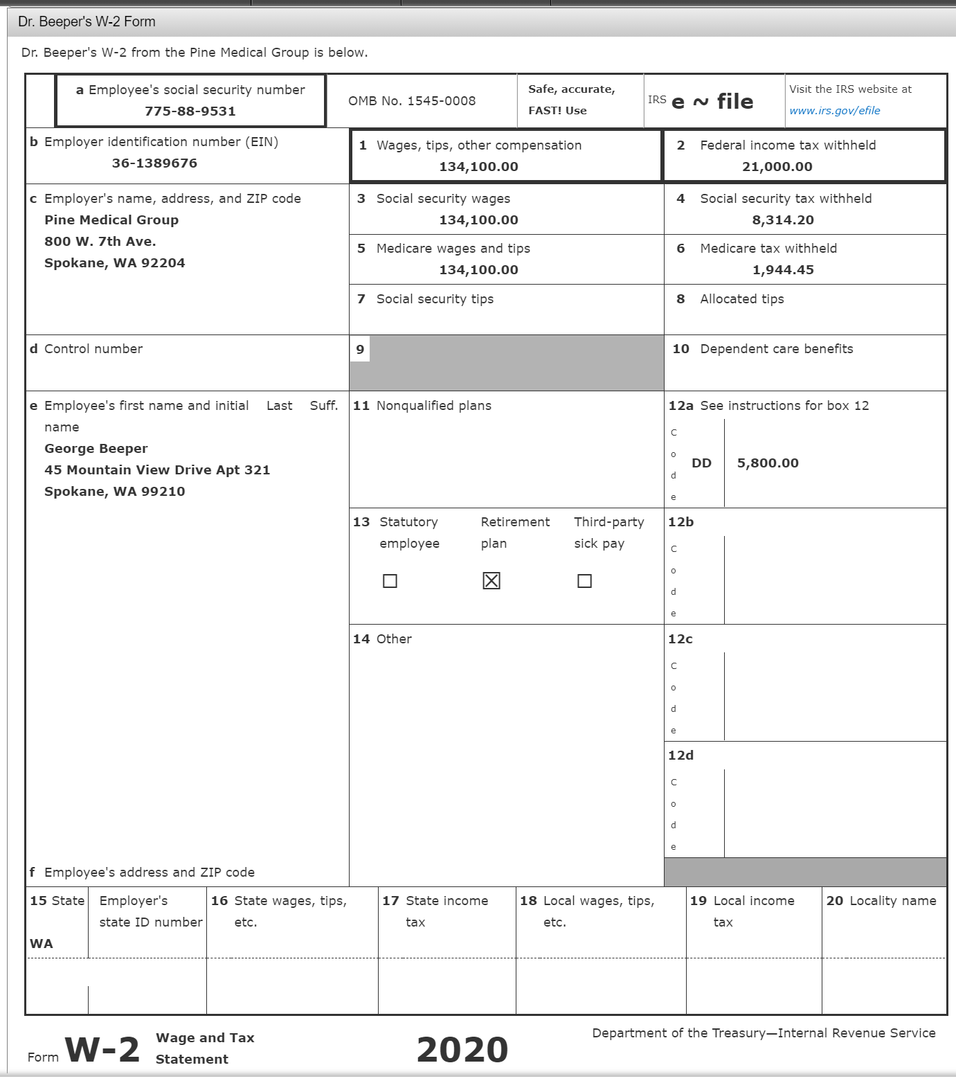 THIS IS ALL THE INFORMATION PROVIDED IT'S NOT