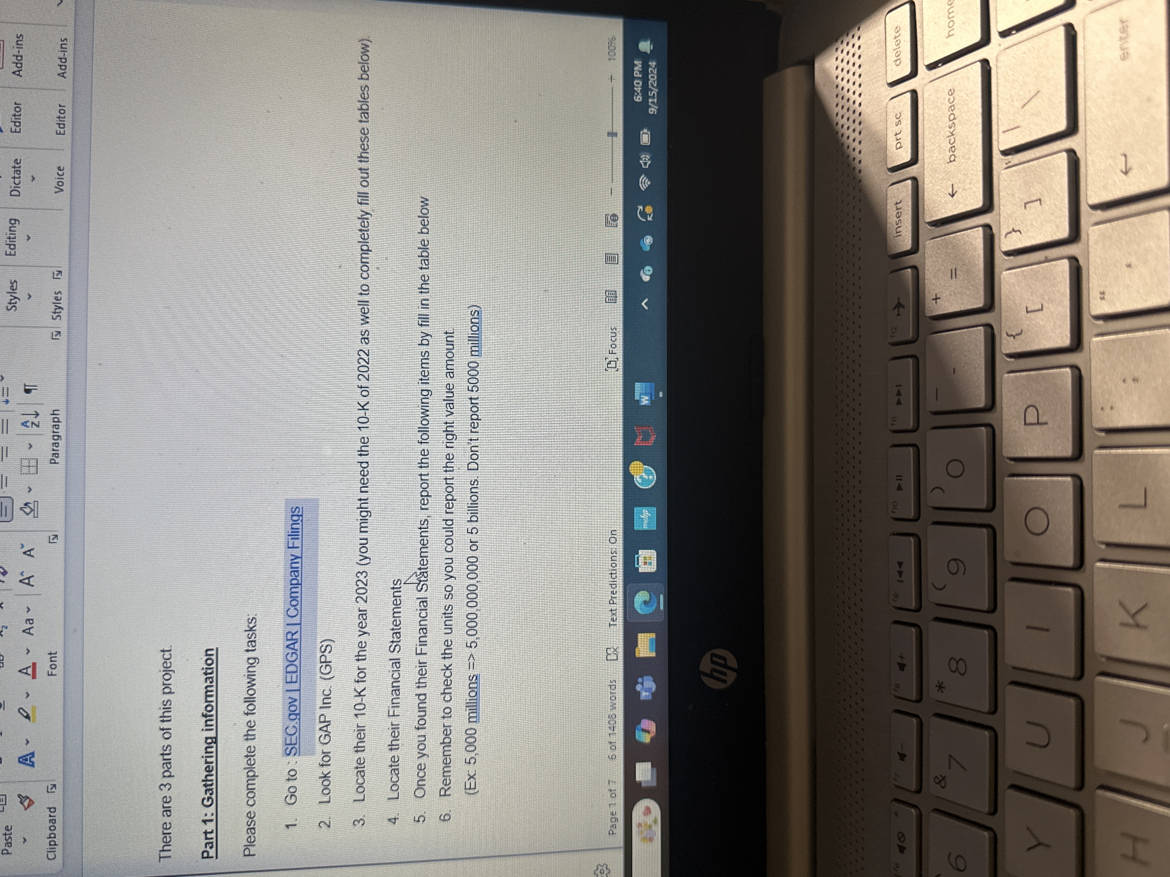 Paste Styles Editing Dictate Editor Add-ins A~ D.