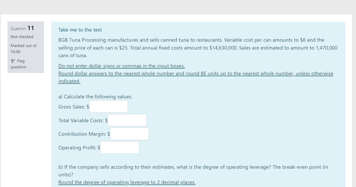 c) Calculate the contribution margin per unit.