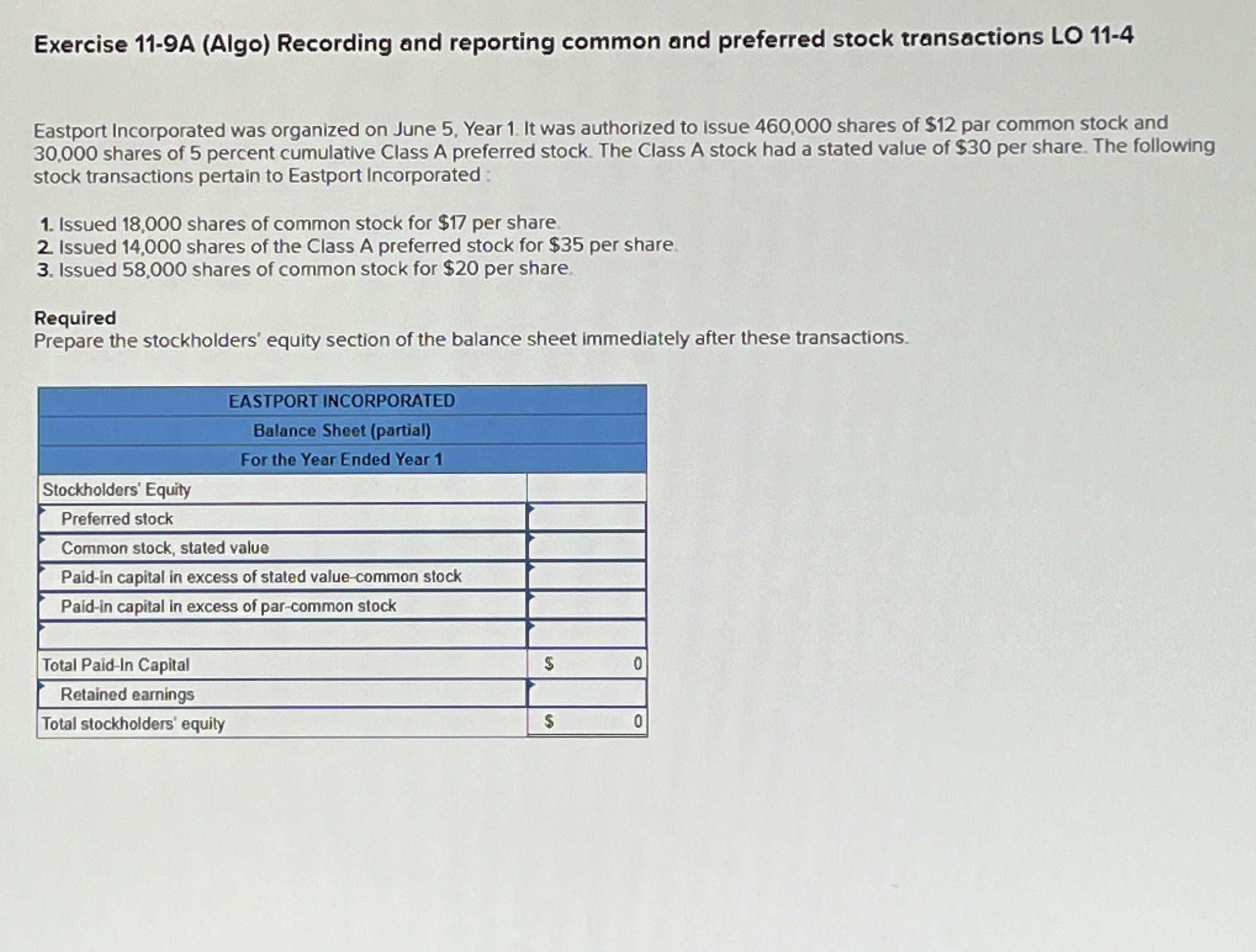 Exercise 1 1 - 9 A ( Algo ) Recording and