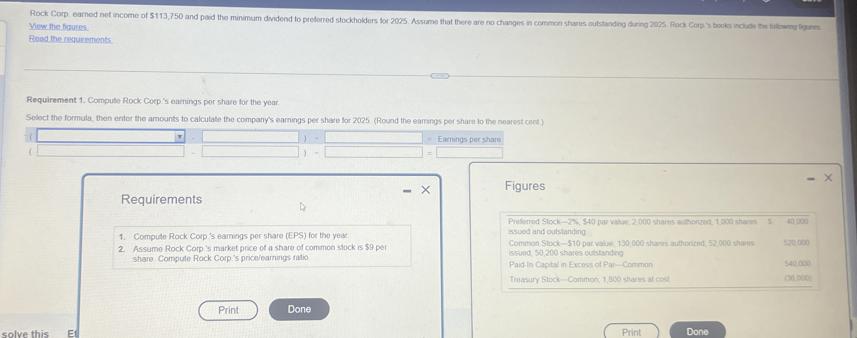 View the figures. Read the requirements.