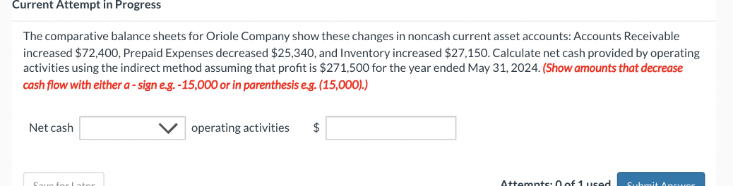Current Attempt i n Progress The comparative