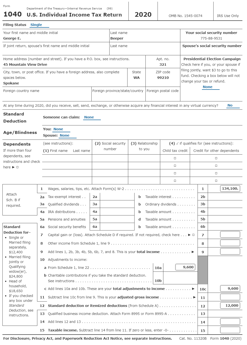 Comprehensive Problem 4-2A Dr. George E. Beeper