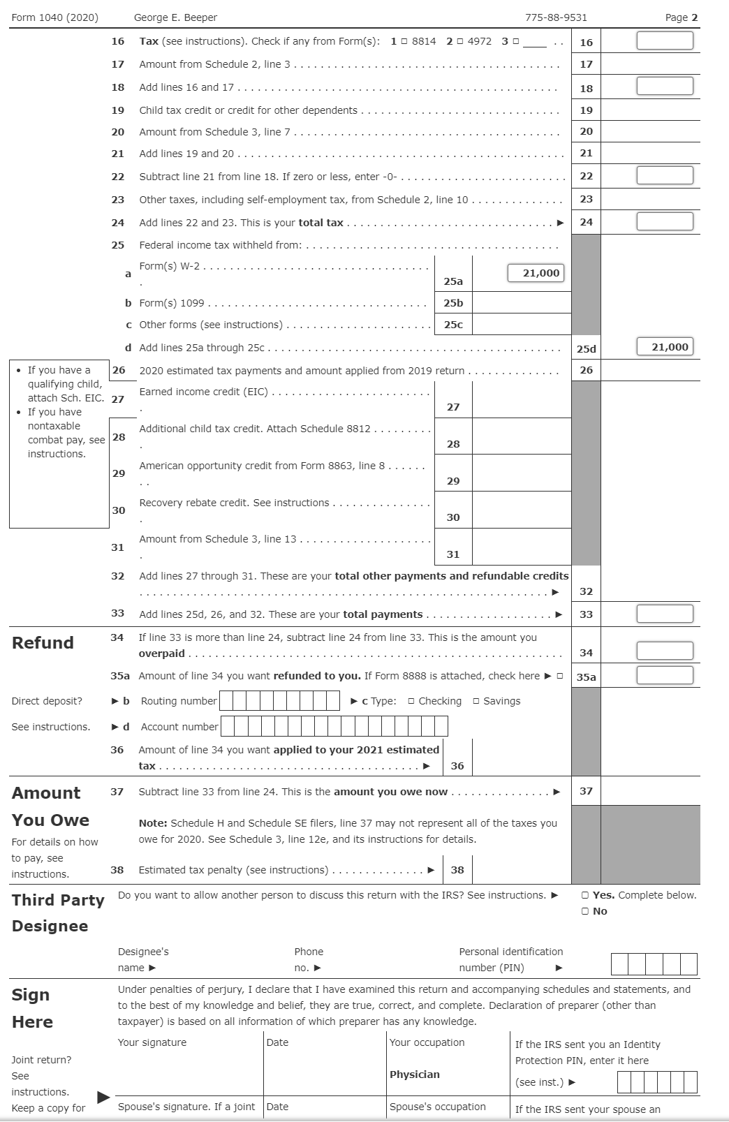 Comprehensive Problem 4-2A Dr. George E. Beeper