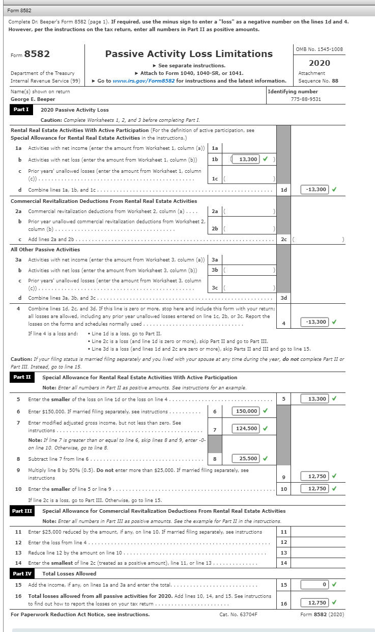 Your last client, Dr. George Beeper, needs you to