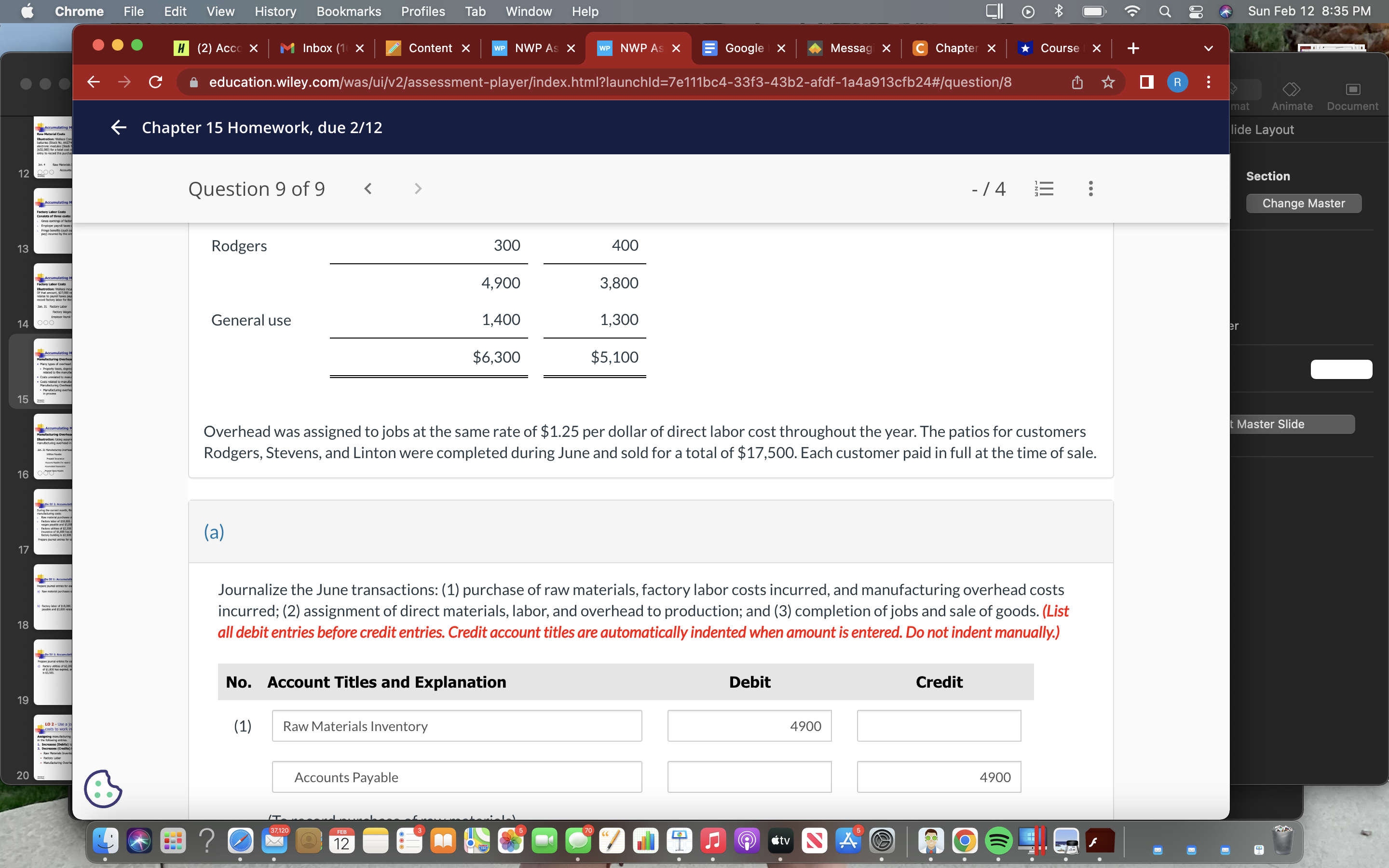 Chrome File Edit View History Bookmarks Profiles