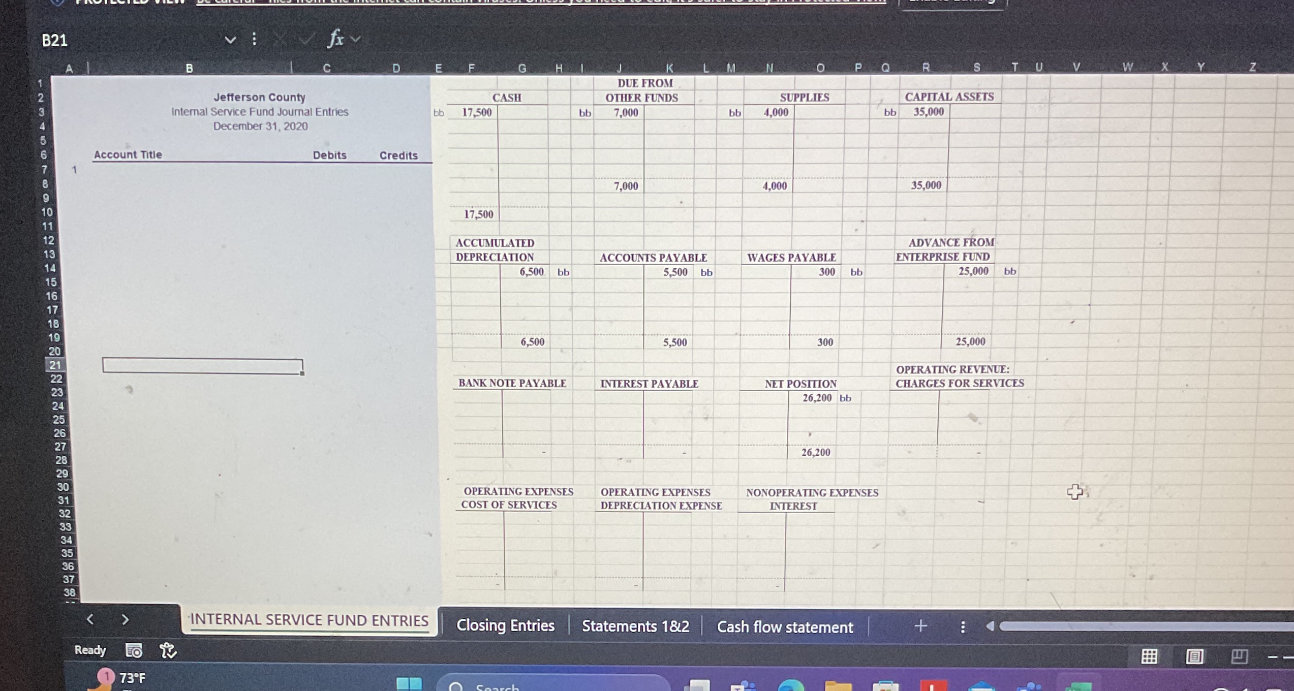 Excel-Based Problems Page 180 6-13. Jefferson