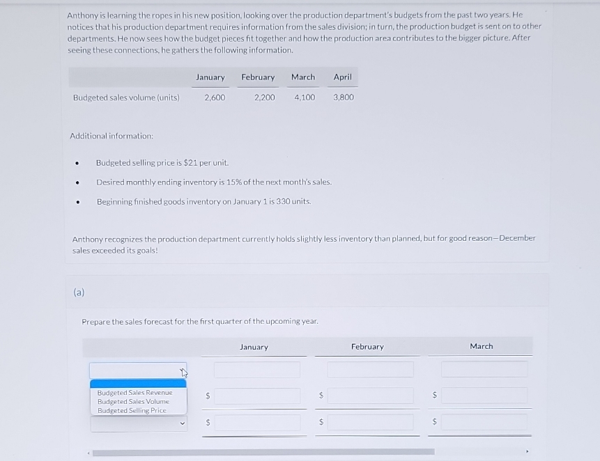 Anthony is learning the ropes in his new