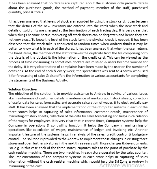 Constraints It has been analysed that there is a