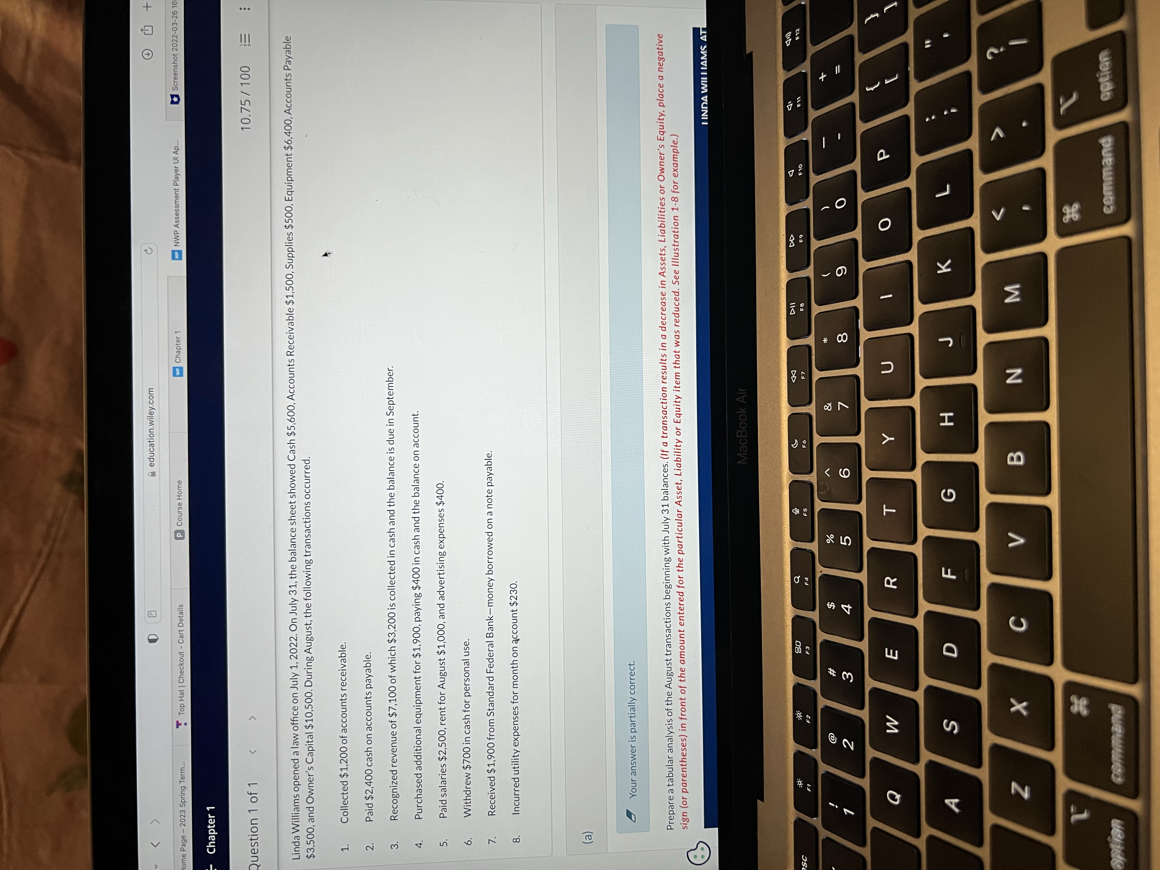 > education.wiley.com @ 5 + me Page - 2023 Spring