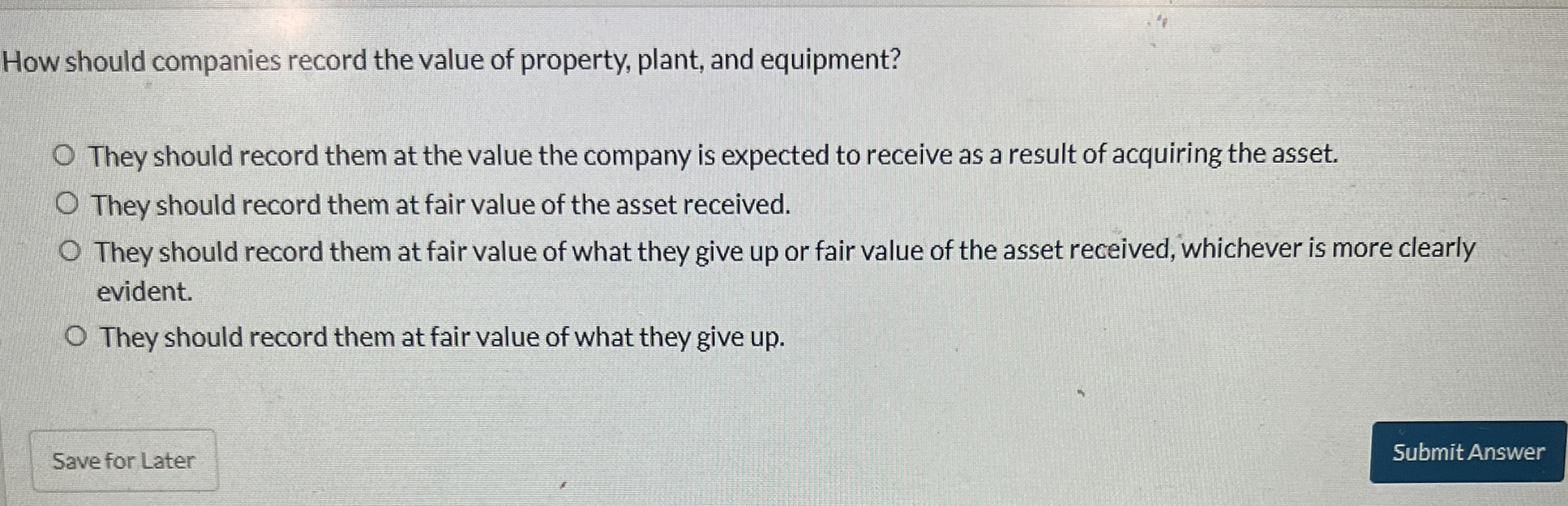 How should companies record the value of