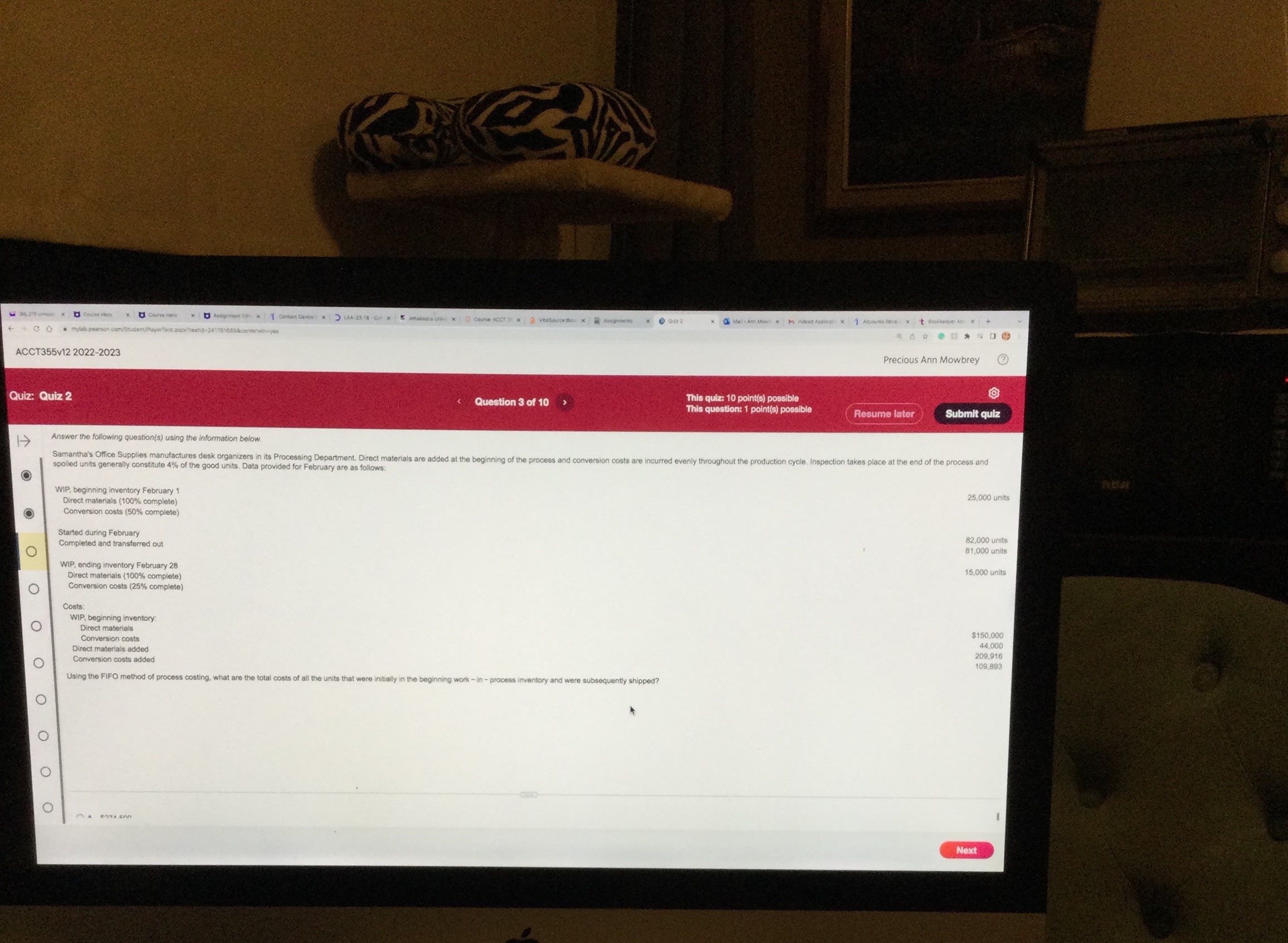 wow * | 0 Course ACCT 35 x | ViaSource Book * $