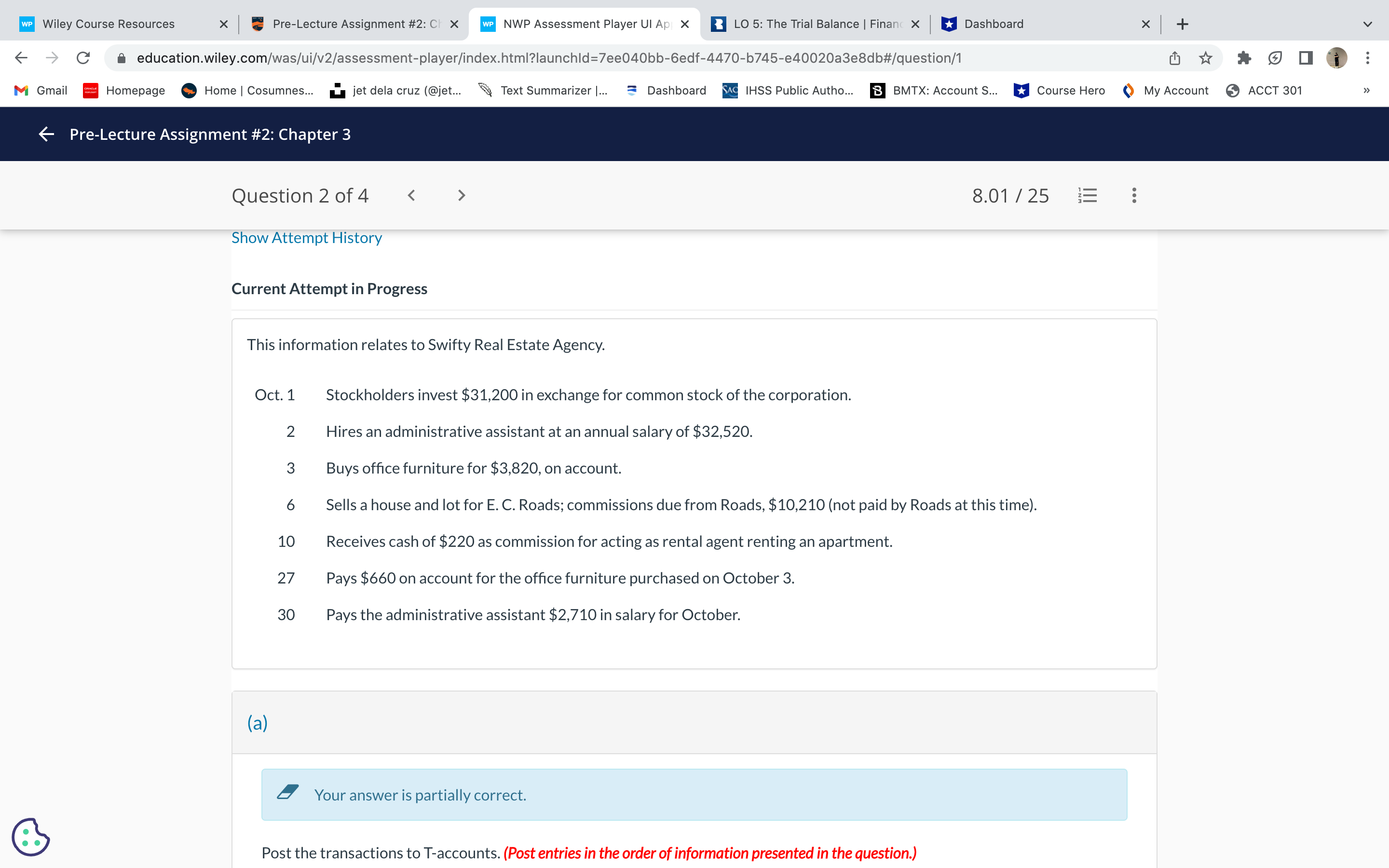 WP Wiley Course Resources X Pre-Lecture