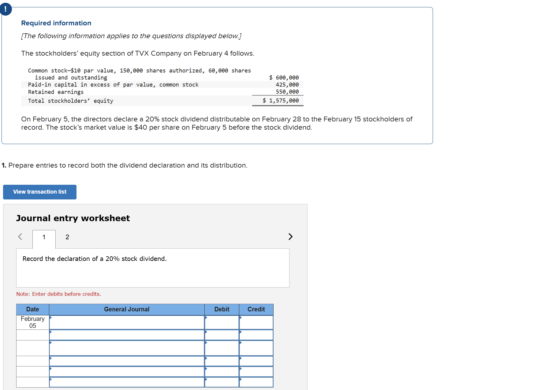 It's the declaration first and then the
