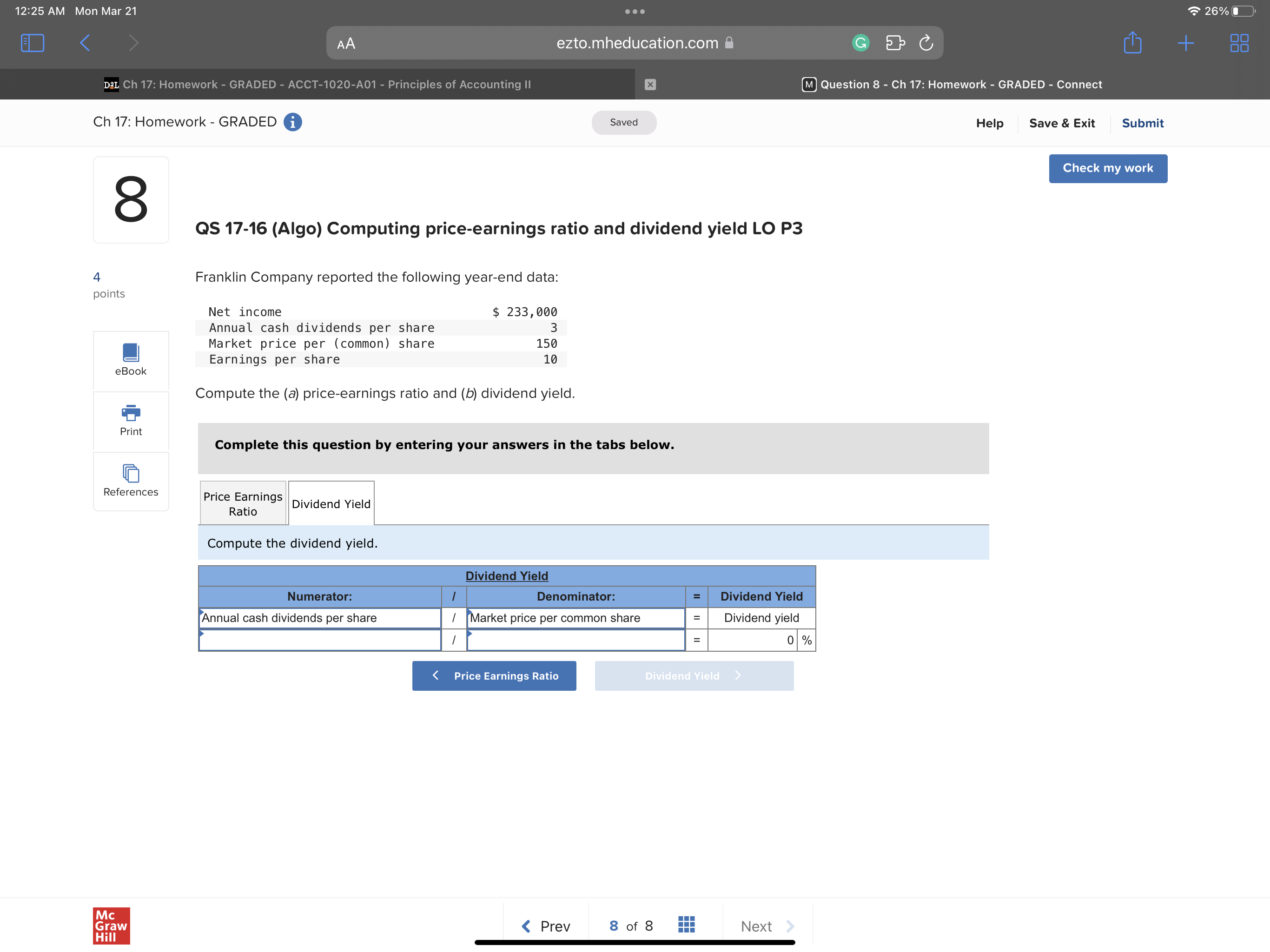 12:25 AM Mon Mar 21 ezto.mheducation.com G E}: