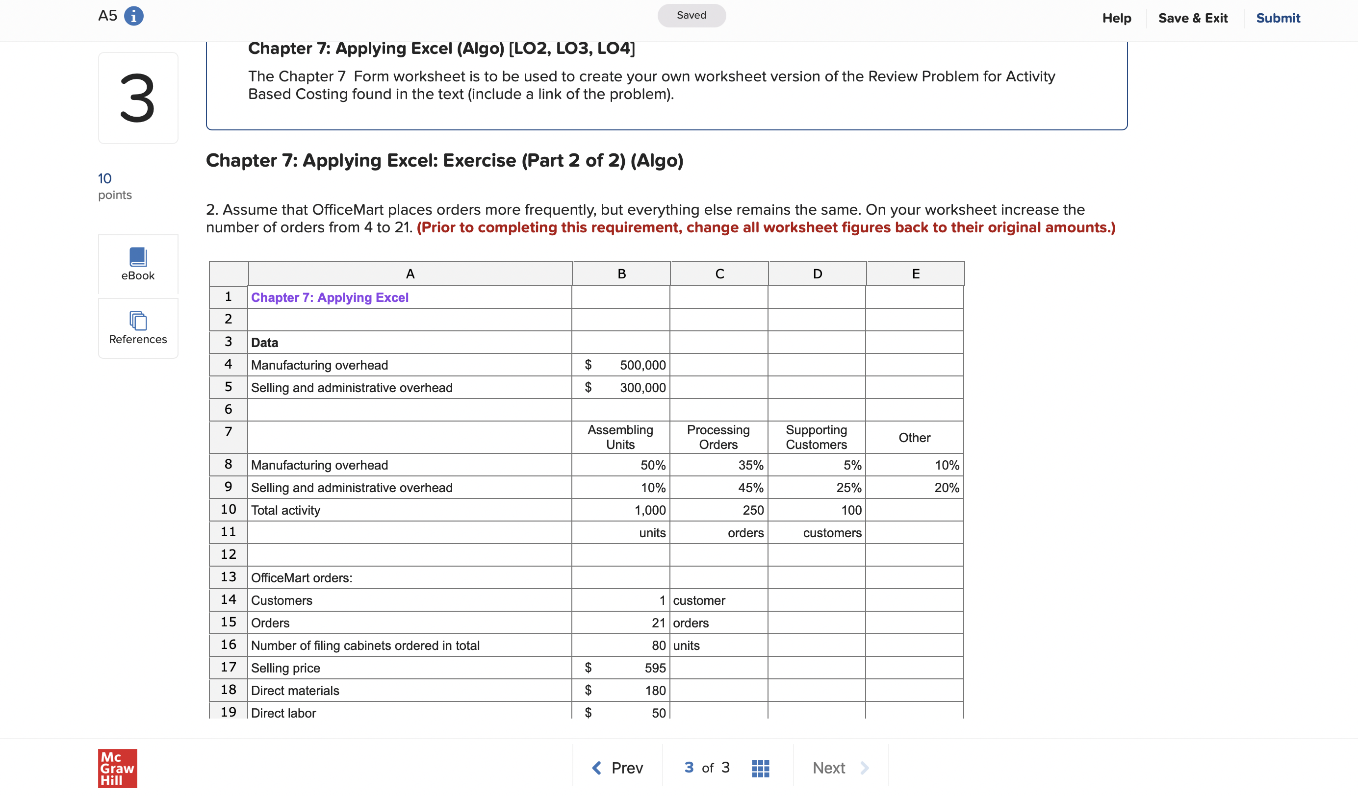 Chapter 7: Applying Excel (Algo) [L02, L03, L04]
