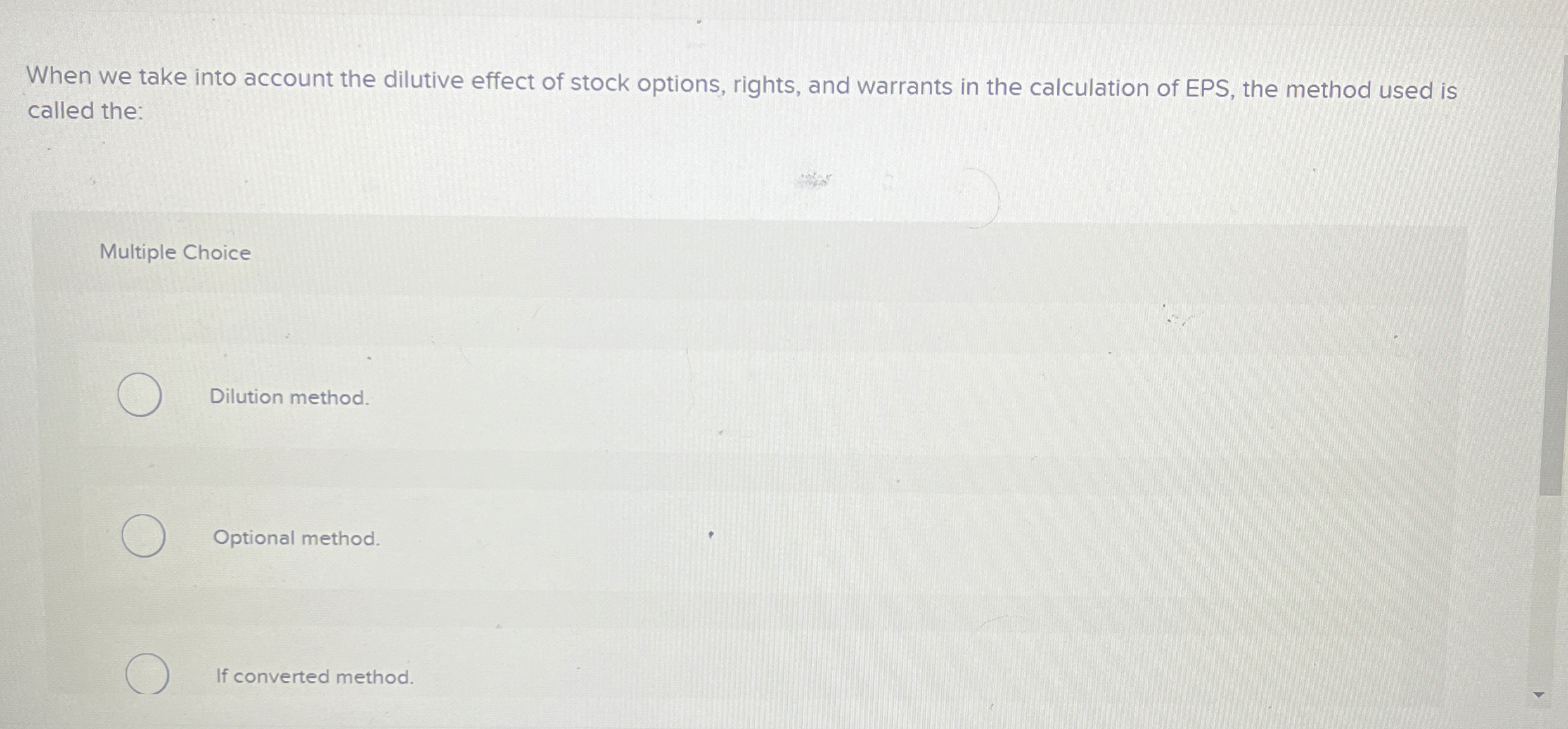 Saved A simple capital structure might include: