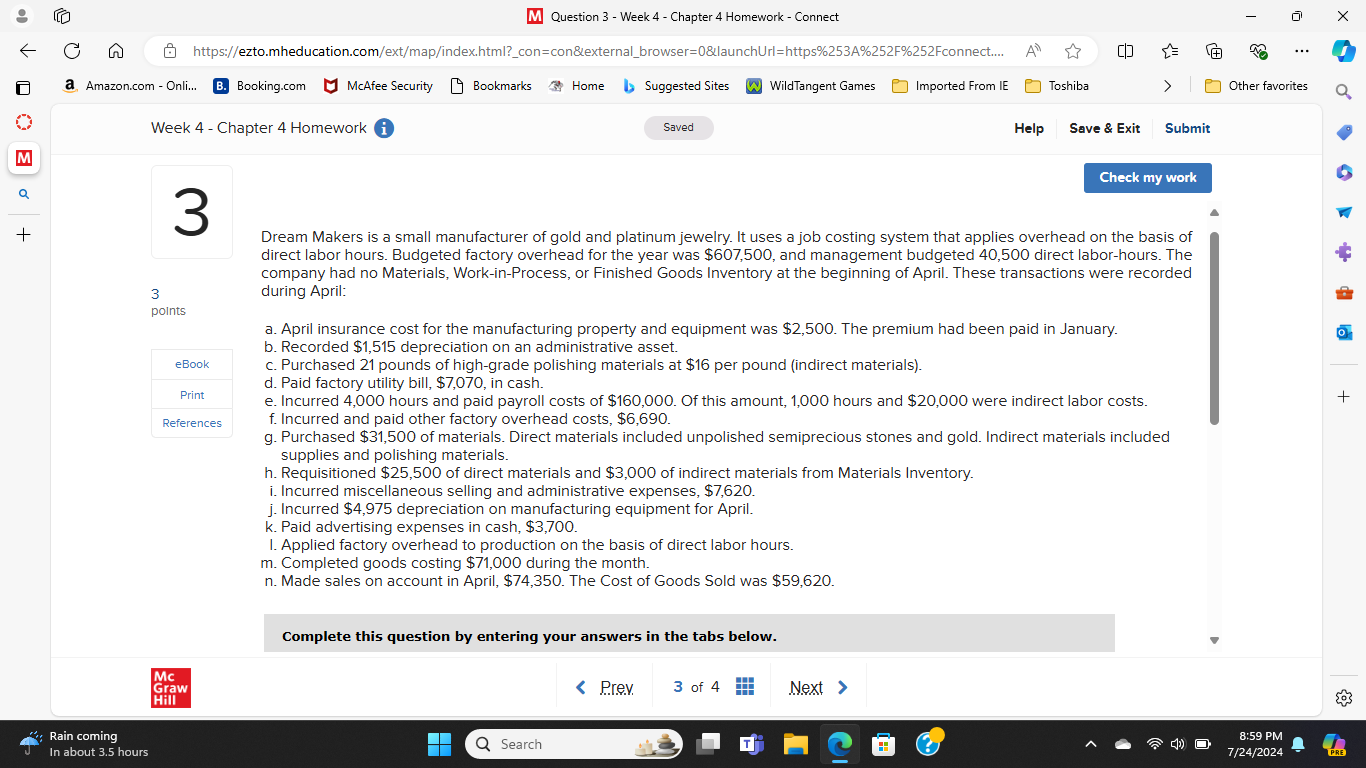 & @j m Question 3 - Week 4 - Chapter 4 Homework -