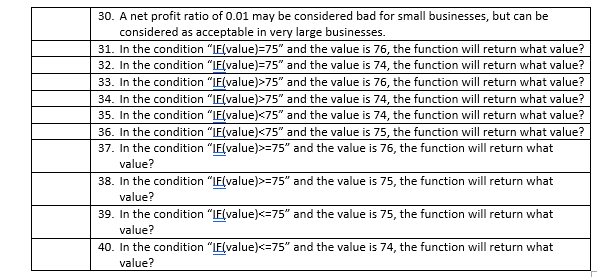 T/F and Identification 4. An absolute reference