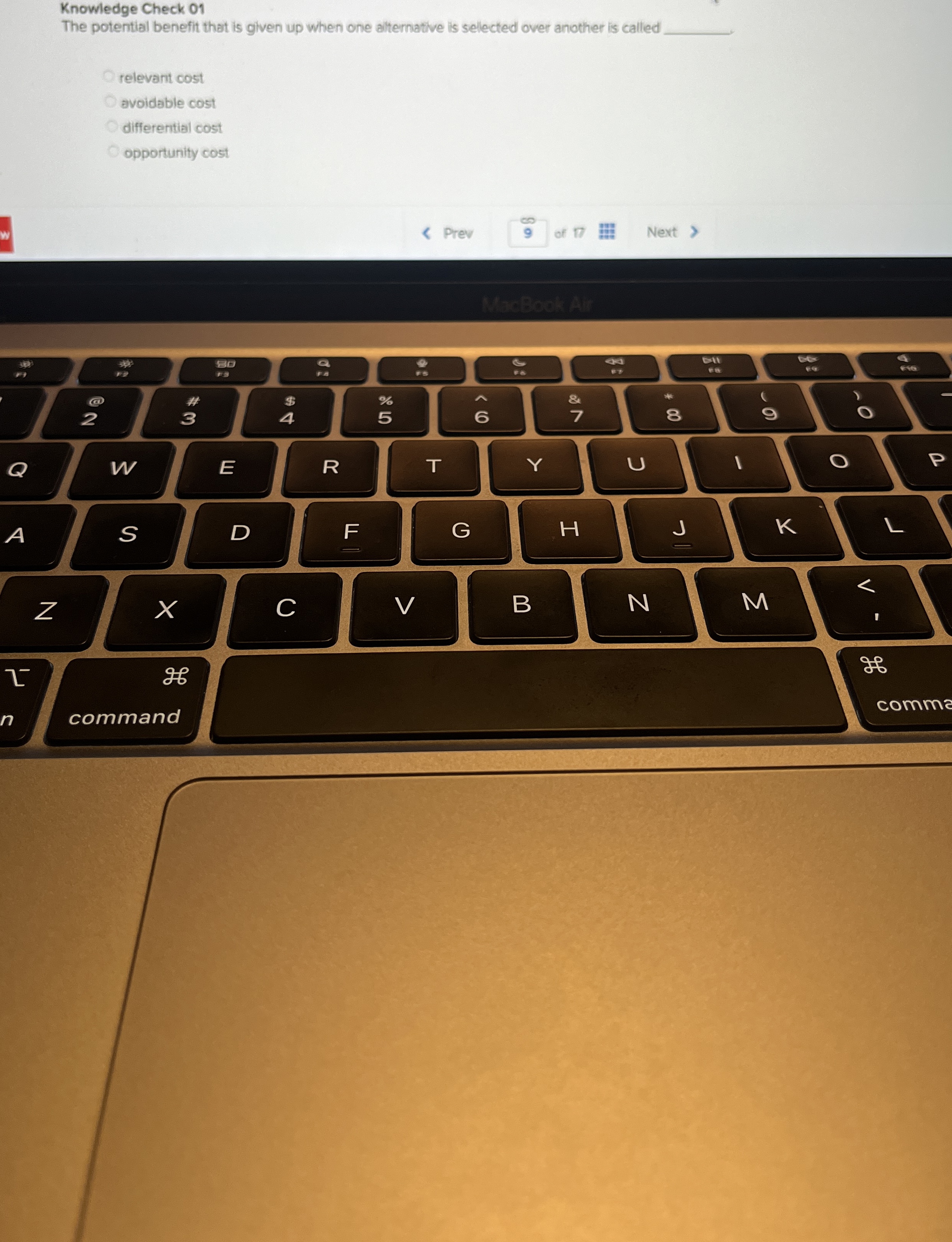 Knowledge Check 0 1 The potential benefit that is