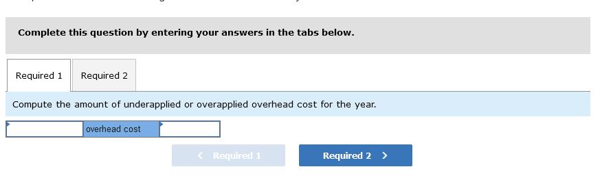 how do you do this? The fotlowing cost data