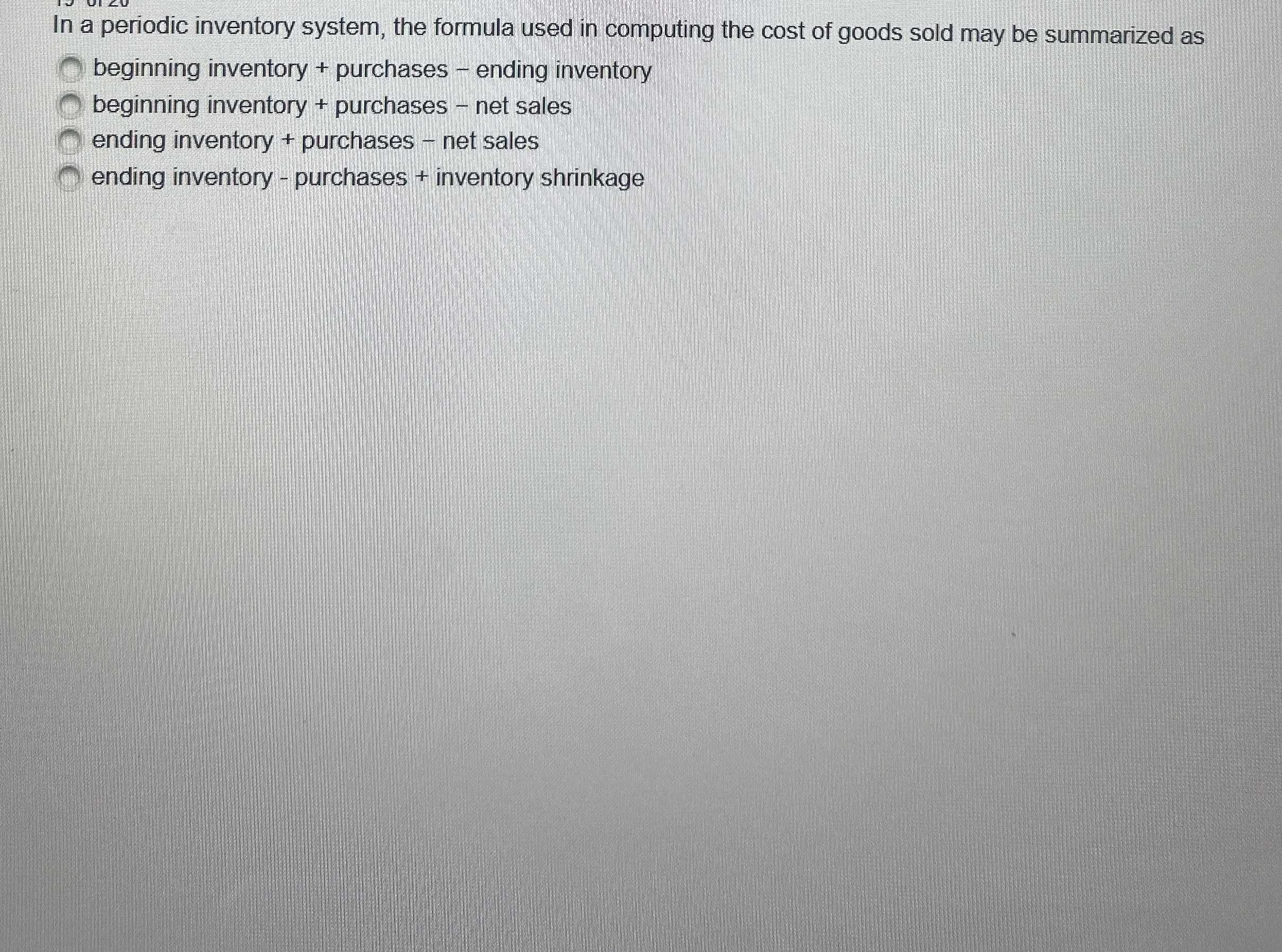 During Year 1 , the inventory of Debra's Gift