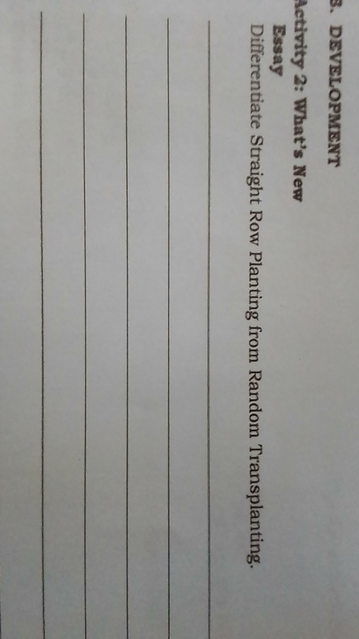 C. ENGAGEMENT ACTIVITY 3 What's More