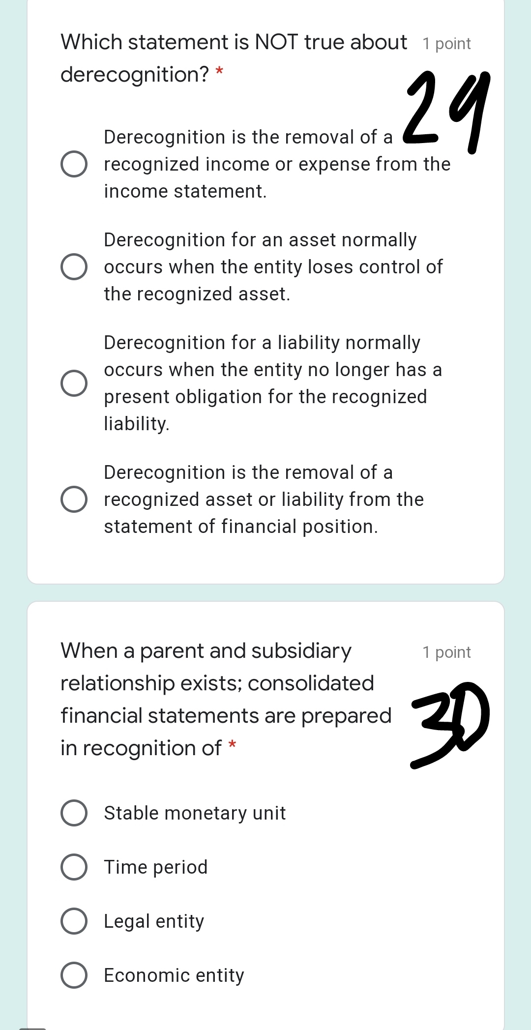 1.Allowing entities to estimate rather than