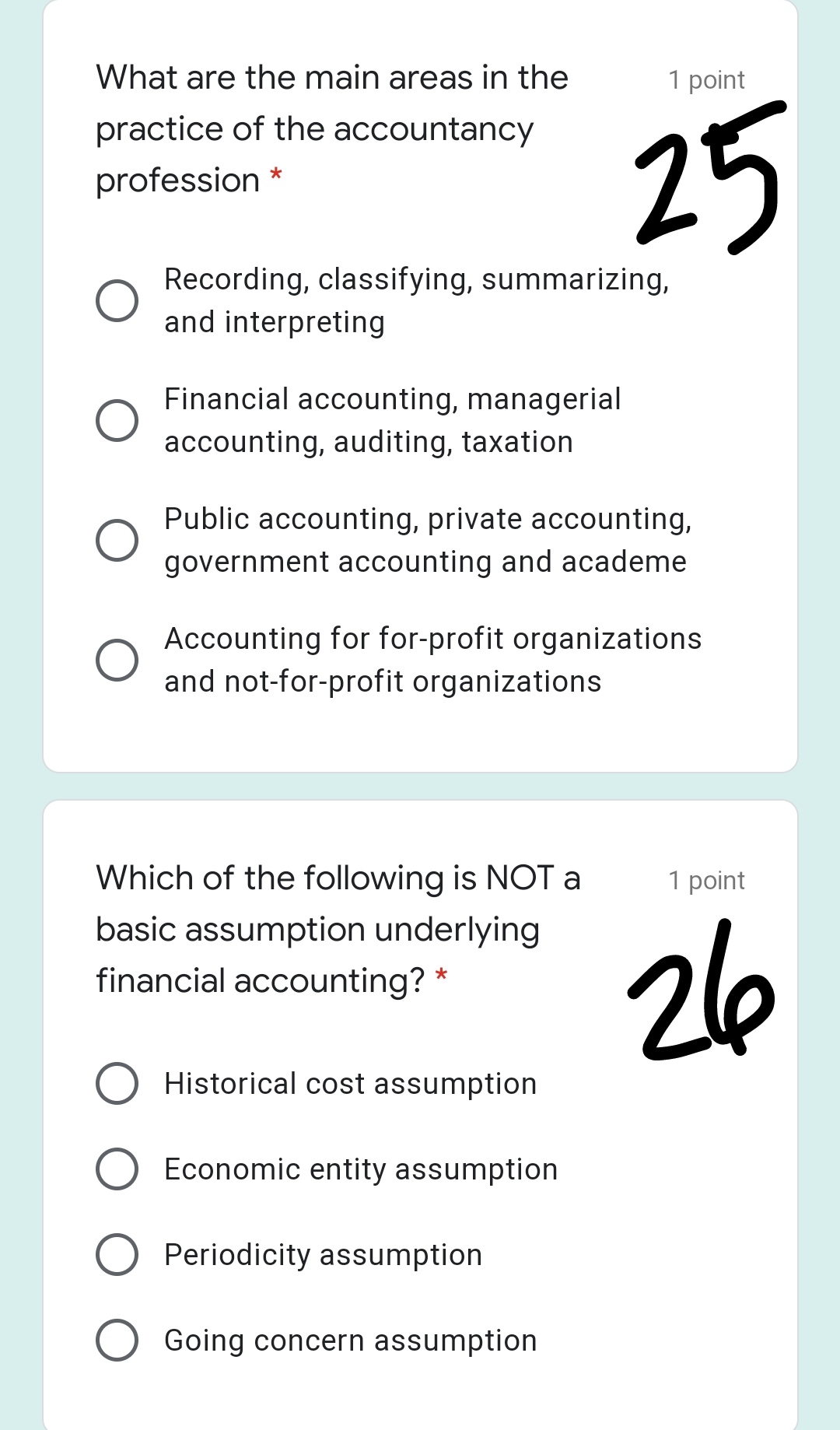 1.Allowing entities to estimate rather than