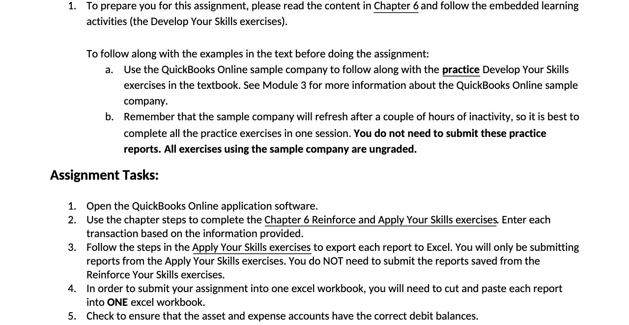 1. To prepare you for this assignment. please