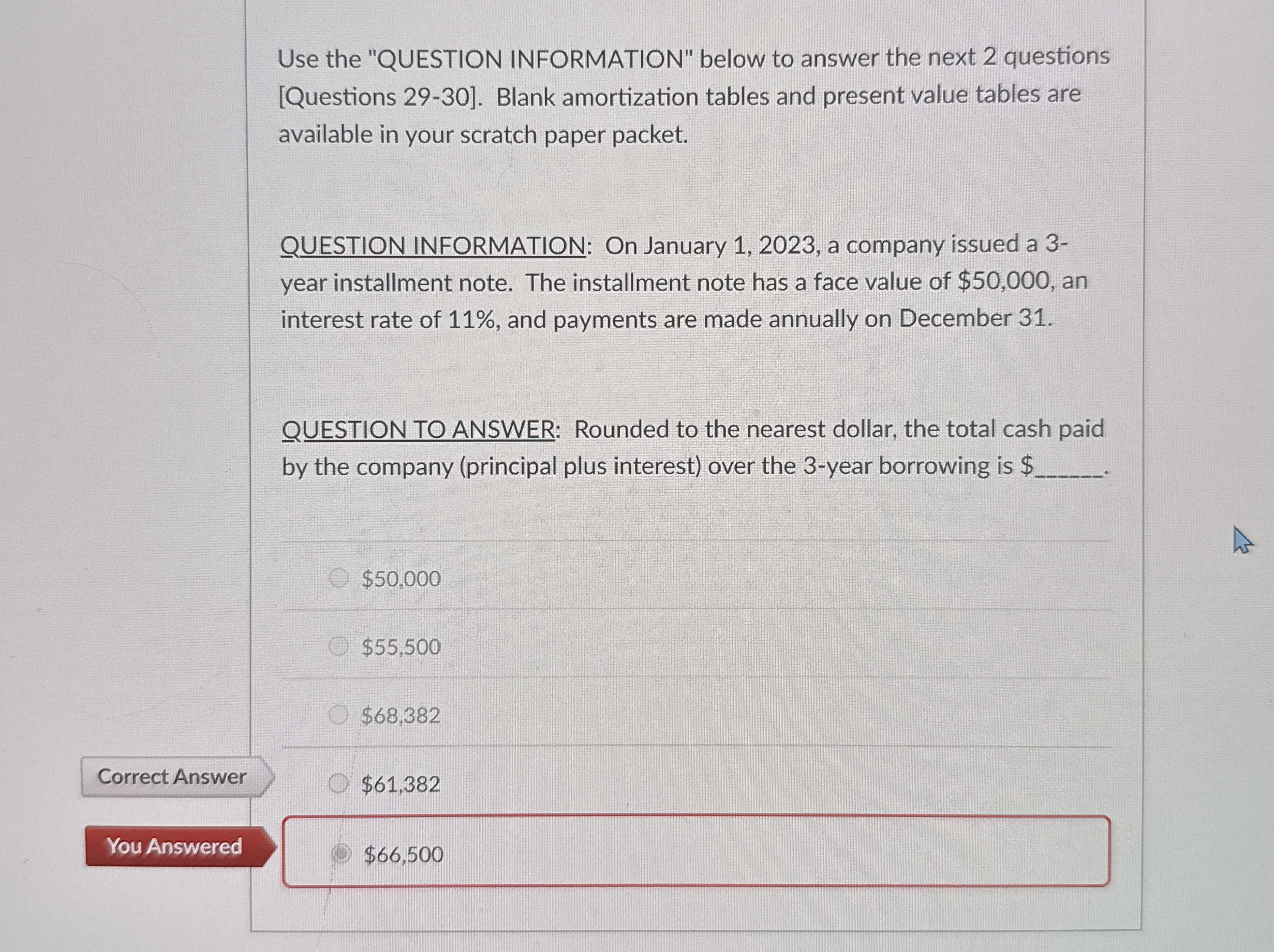 Use the "QUESTION INFORMATION" below to answer