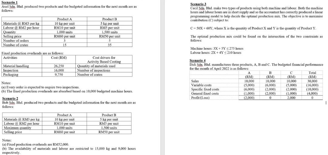 Each question may be MORE than one answers.