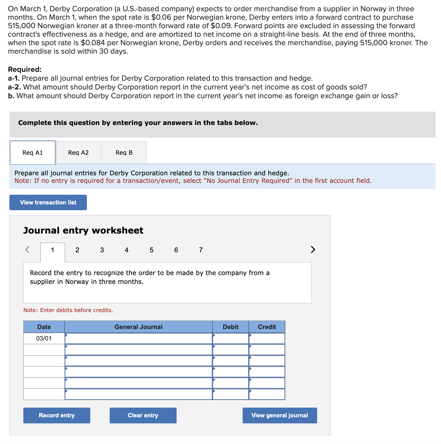 On March 1 , Derby Corporation ( a U . S . -