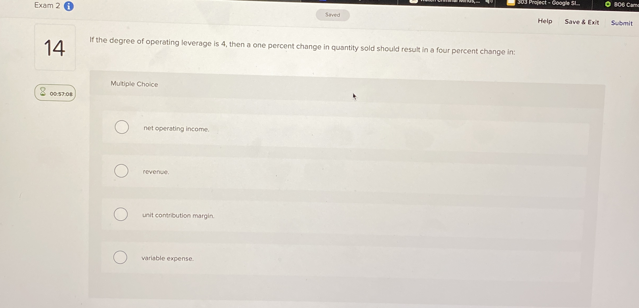 Exam 2 ( i 3 0 3 Project - Google Sl . . . BO 6