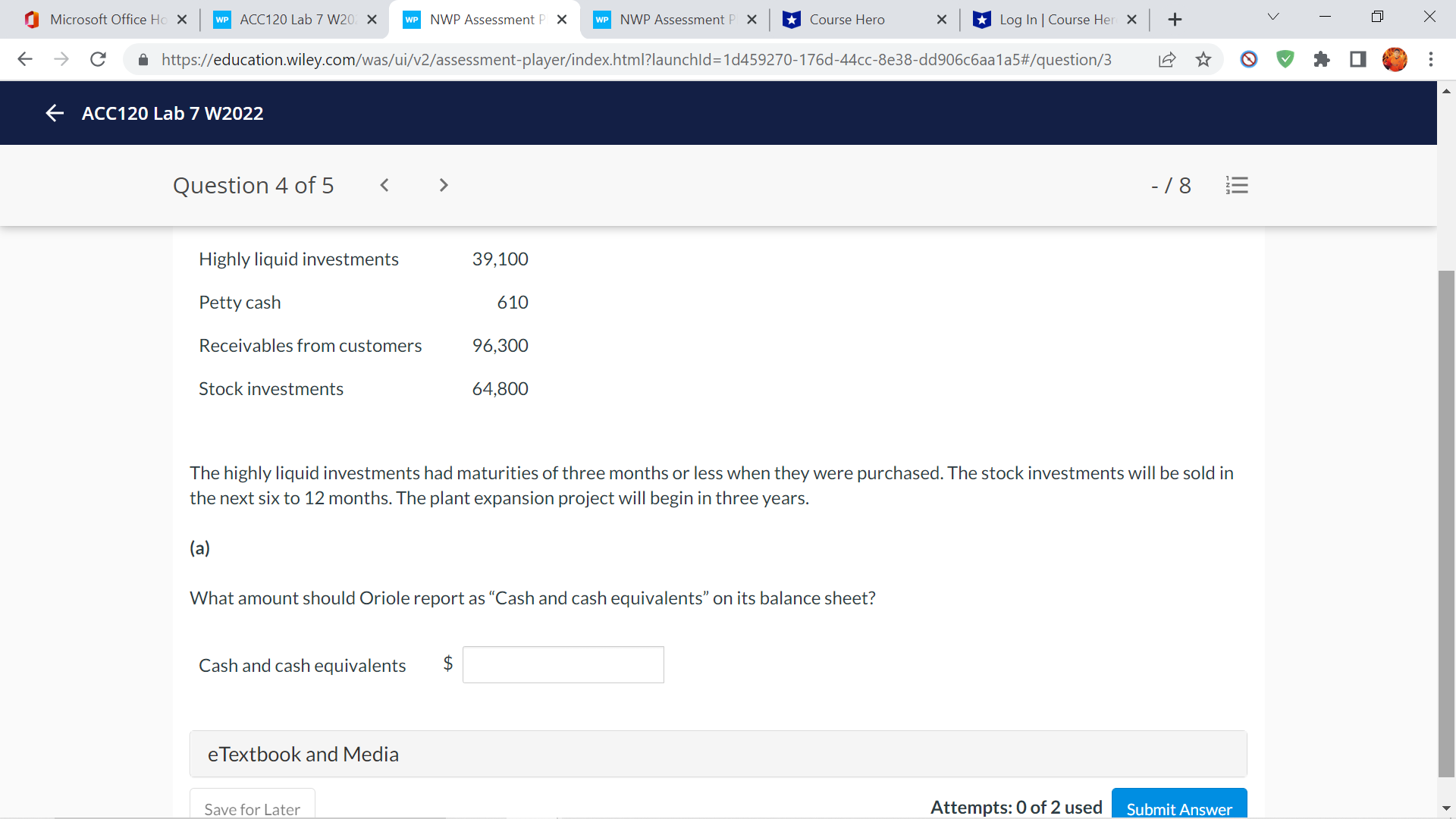 Microsoft Office Ho X WP ACC120 Lab 7 W20. X WP