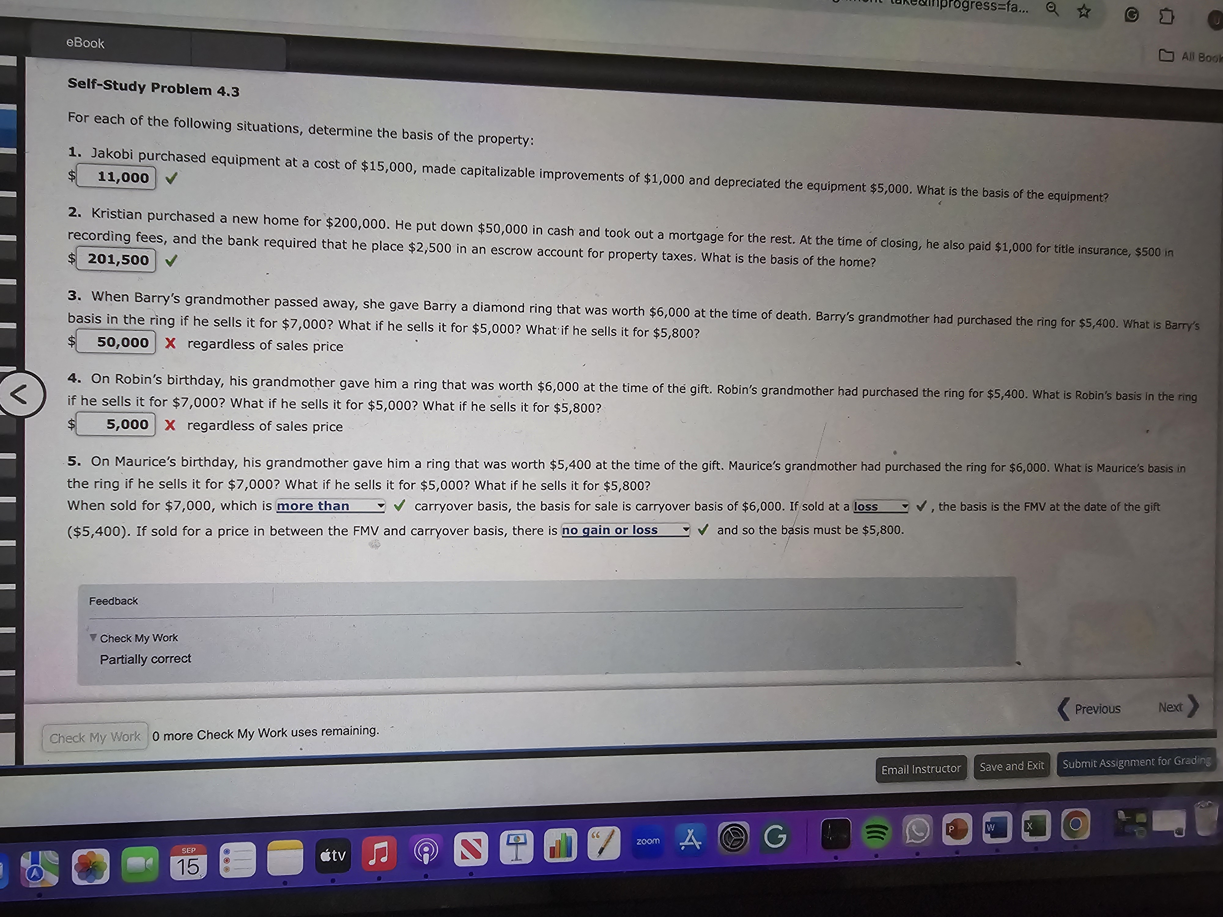 eBook Problem 4-14 (Algorithmic) All Bookmark