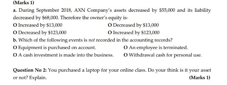 please assist {Make 1} a. During September 2013,