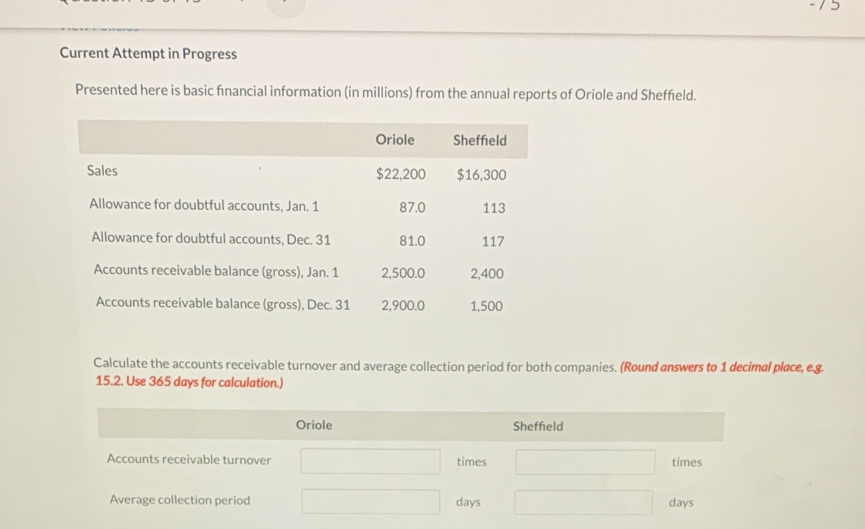 Current Attempt in Progress Presented here is