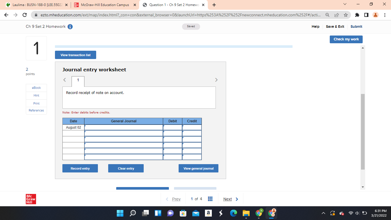 Laulima : BUSN-188-0 [LEE.55022 x McGraw-Hill