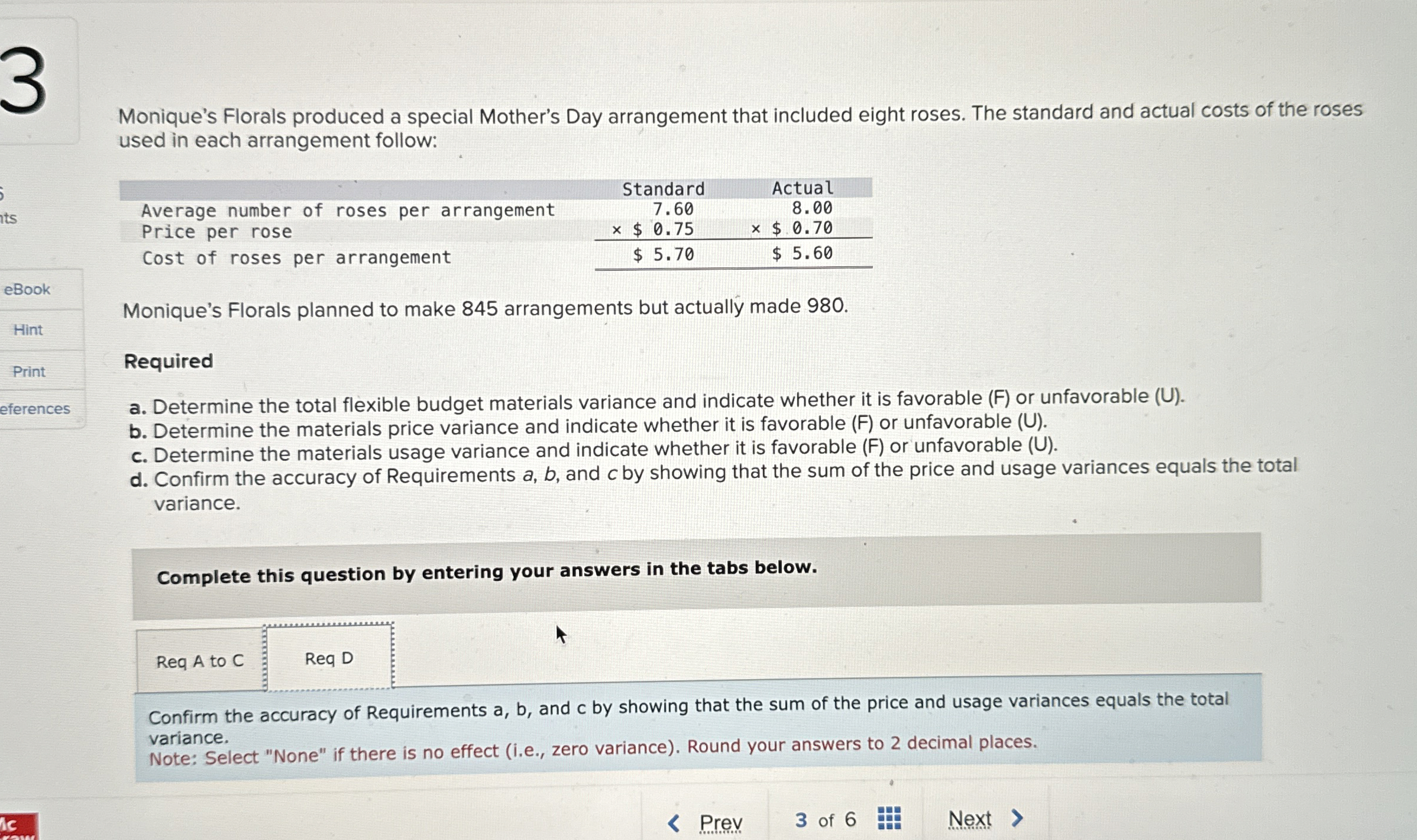 Monique's Florals produced a special Mother's Day