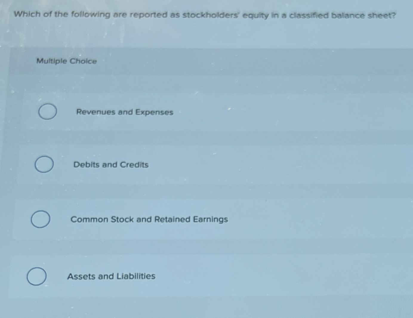 Which of the following are reported as