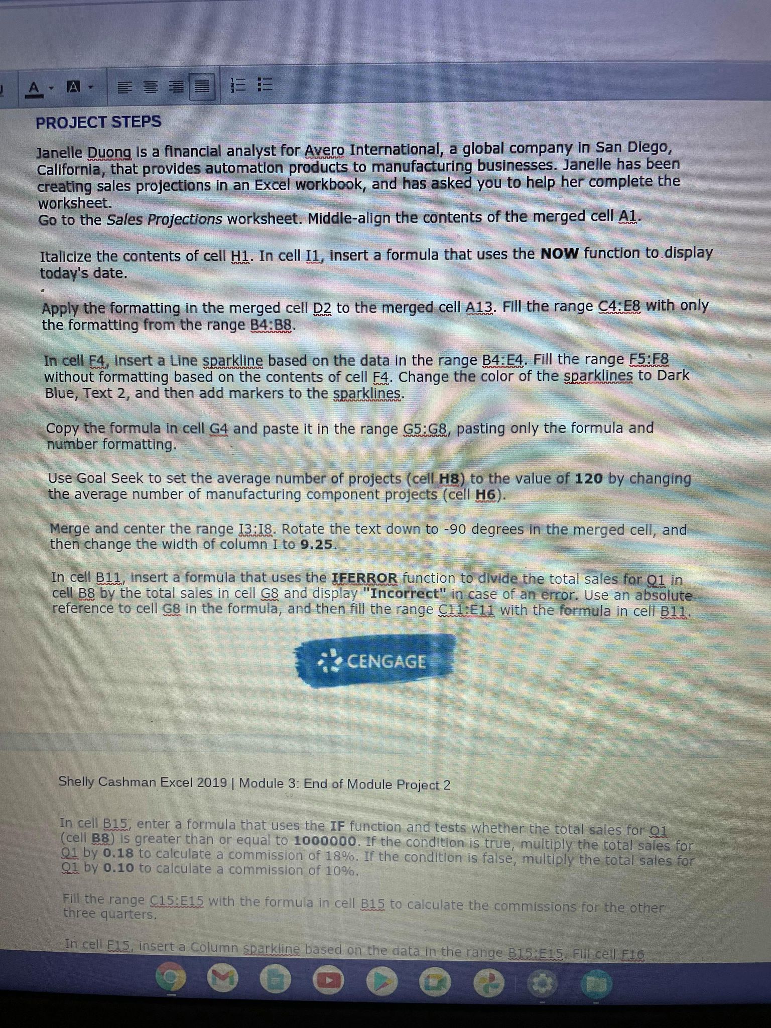 Please can you help me? A . A - PROJECT STEPS