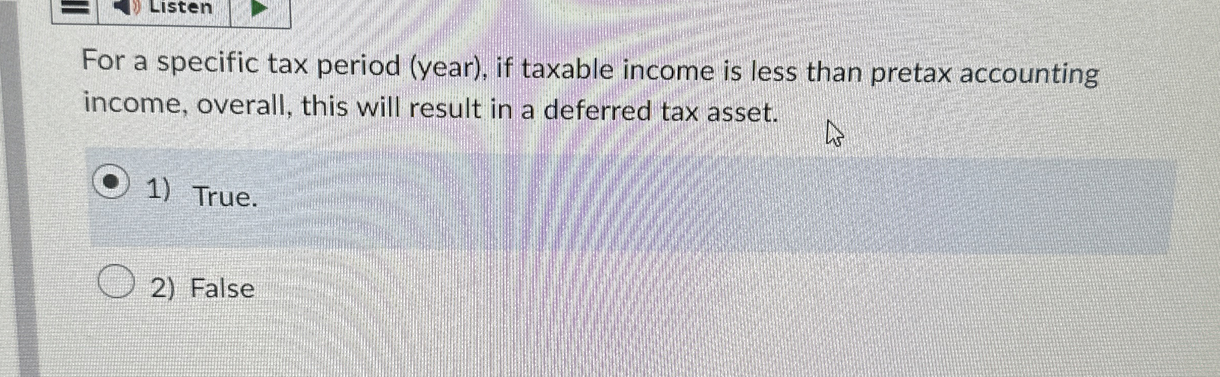For a specific tax period ( year ) , if taxable